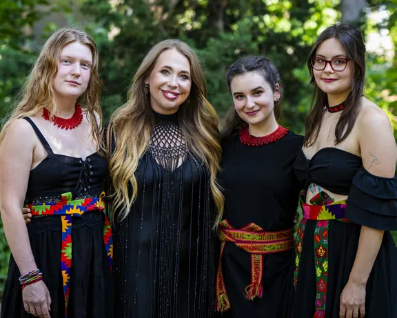Daughters of Donbas ensemble portrait from the credits